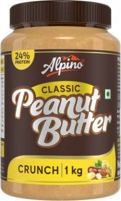 ALPINO Classic Crunch High Protein Peanut Butter Crunchy Vegan 1 kg