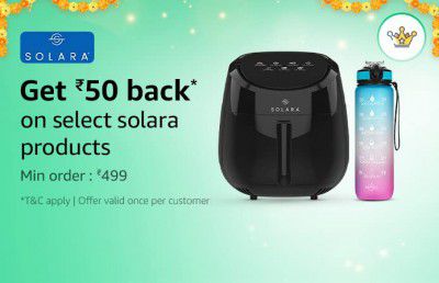 Amazon Great Indian Festival: ₹50 Cashback on Selected Solara Products with 100 Diamonds