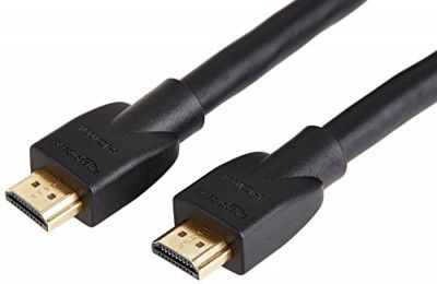 amazon basics 10-Pack Cl3 Rated High Speed 4K Hdmi Cable - 15 Feet (Black)