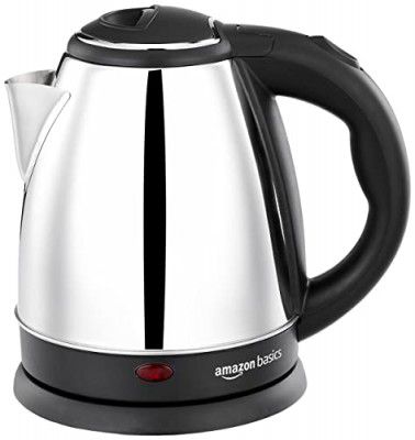 amazon basics 1500W Electric Kettle (Stainless Steel body, 1.5L)