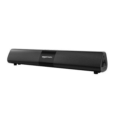 amazon basics 16W Bluetooth Soundbar Speaker with 2000mAh Battery | BT v5.3 | Aux/USB Port