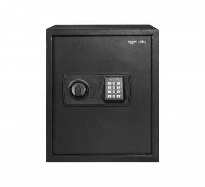 Amazon Basics Digital Safe for Home with Electronic Keypad Locker, 43L