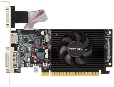 Amazon Basics GT 610 Graphics Card | 810 MHz Core & Memory Clock | 2 GB Memory (GeForce Chipset)