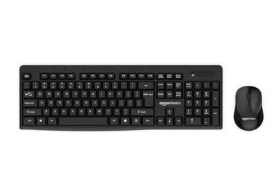 Amazon Basics Wireless Keyboard and Mouse Set