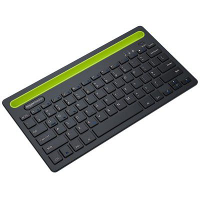 Amazon Basics Wireless Bluetooth Multi-Device Keyboard for Windows, Apple iOS Android or Chrome (Black)