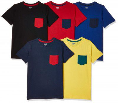 Amazon Brand - Jam & Honey Boys Regular fit T-Shirt