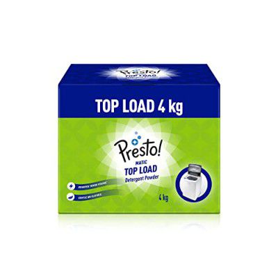 Amazon Brand - Presto! Matic Top Load Detergent Powder - 4 kg