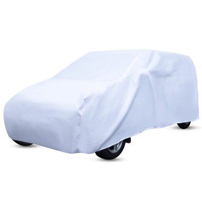 Amazon Brand - Solimo 7 Seater Car Cover, White (Innova, Innova Crysta, Ertiga, Marazzo, etc.)