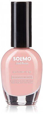 Amazon Brand - Solimo Beach Nude Nail Polish, Toxin-Free, Quick Drying, Glossy Finish, 12 ml