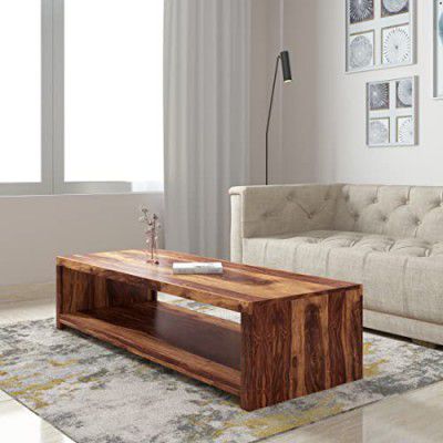 Amazon Brand - Solimo Farrio Coffee Table with Open Storage 