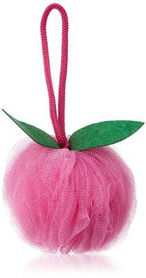 Amazon Brand - Solimo Luxury Bath Sponge Hot Pink