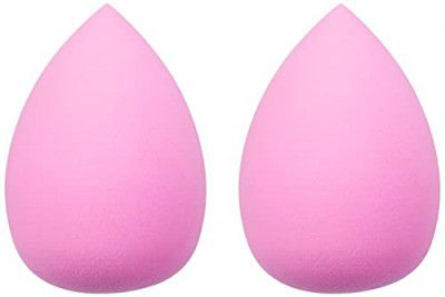 Amazon Brand - Solimo Makeup Blender with a Teardrop Shape Sponge Set (Pack of 2)