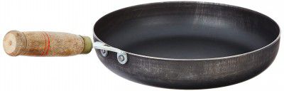 Amazon Brand - Solimo Sheet Metal Iron Frying Pan 24 cm 