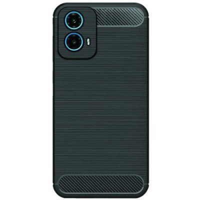 Amazon Brand Solimo Motorola Moto G34 5G Back Cover | Back Case for Motorola Moto G34 5G | Carbon Fibre Rugged Armour (Black)