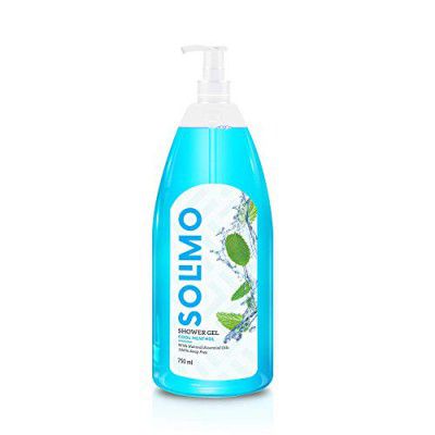 Amazon Brand - Solimo Shower Gel, Cool Menthol - 750 ml