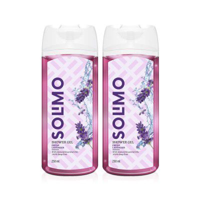 Amazon Brand - Solimo Shower Gel, Fresh Lavender - 750 ml