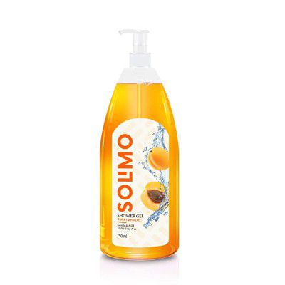 Amazon Brand - Solimo Shower Gel, Sweet Apricot - 750 ml