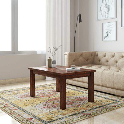 Amazon Brand - Solimo Sienna Solid Sheesham Wood Contemporary Coffee Table