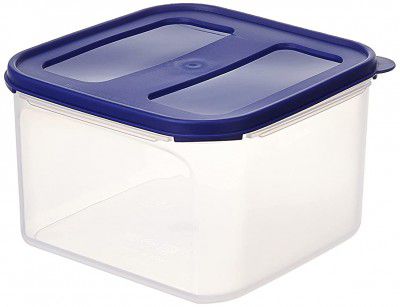 Amazon Brand - Solimo Square Modular Plastic Container 3 Litres