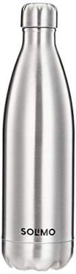 Amazon Brand - Solimo Stainless Steel Insulated 24 Hours Hot or Cold Bottle Flask, 1000 ml, Silver