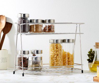 Amazon Brand Solimo Two-Tier Kitchen Rack