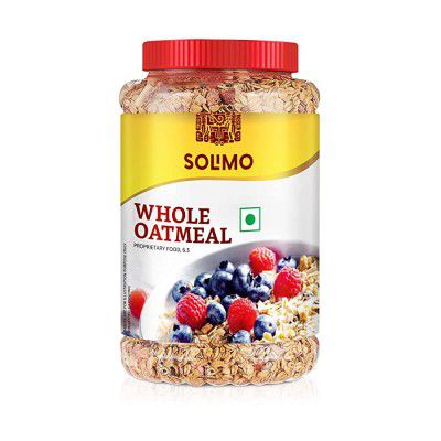 Amazon Brand - Solimo Whole Oatmeal, 1 Kg