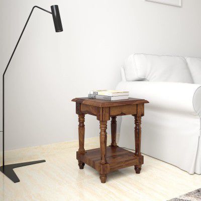 Solimo WUN Modern End Table Sheesham Wood