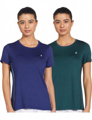 Amazon Brand - Symactive Women's T-Shirt (Pack of 2)