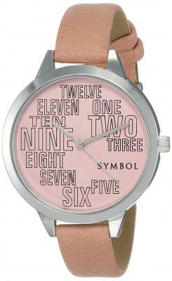 Amazon Brand - Symbol Analog Women's Watch (Dial Colored Strap)