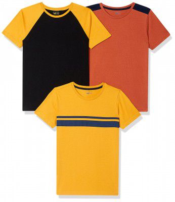 Amazon Brand - Symbol Boys Regular Fit T-Shirt