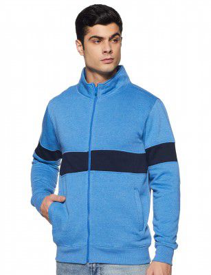 Amazon Brand - Symbol Men Cotton Blend Hooded Sweatshirt