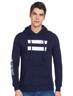 Amazon Brand - Symbol Men Cotton Hooded Sweatshirt