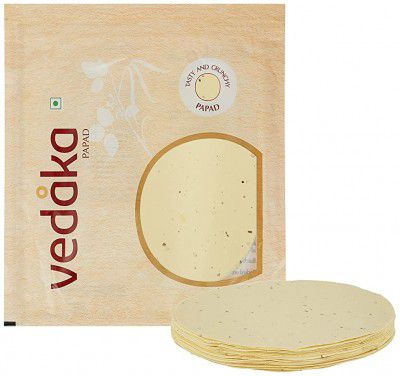 Amazon Brand - Vedaka Moong Garlic Papad, 400 g