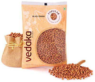 Amazon Brand - Vedaka Popular Black Chana | 1kg Pack | Rich Source of Protein | No Cholesterol or Additives