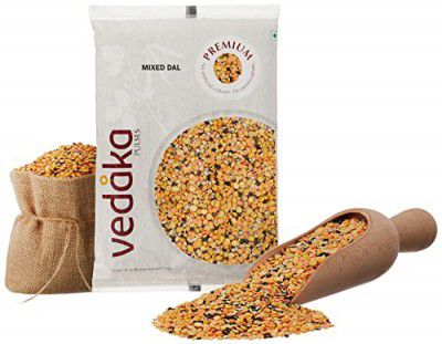 Amazon Brand- Vedaka Premium Mixed Dal | Rich in Protein | No Cholesterol or Additives | 1kg