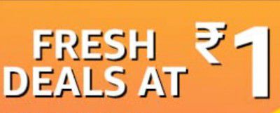 Amazon Fresh Deals @ ₹1 