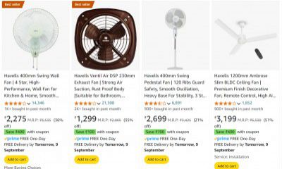 Amazon Loot: Apply Coupon on Havells Products