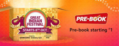 Amazon Great Indian Sale : Pre Book Starting From Rs. 1