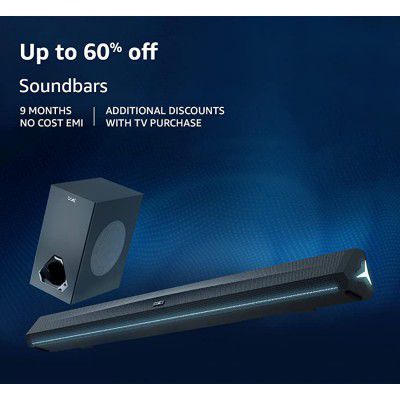 Amazon Soundbar Offer Upto 60% OFF