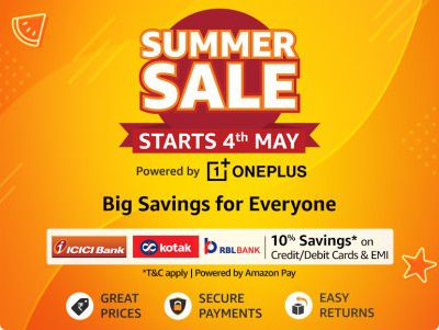 Amazon Summer Sale: Extra 10% Savings on ICICI, RBL & Kotak cards