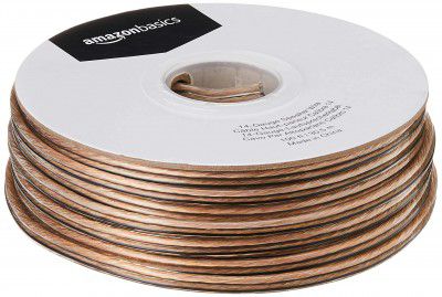 AmazonBasics 14-Gauge Speaker wire - 100 feet