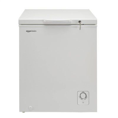 AmazonBasics 142L Direct-Cool Single Door Chest Freezer AB2022RFCF01