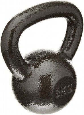 Amazonbasics Cast Iron Kettlebell (6 Kg), Black