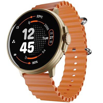 Ambrane 1.39'' LucidDisplay Bluetooth Calling Round SmartWatch