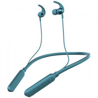 Ambrane BassBand Ignite Neckband (IPX4 Water Resistant, HD Sound, Blue)