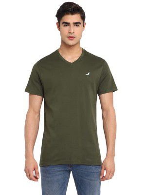 AMERICAN CREW 100% Cotton Heavy Duty V Neck T-Shirt for Men