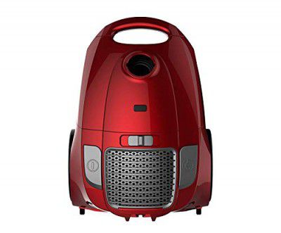 AMERICAN MICRONIC- Imported Vacuum Cleaner with HEPA Filter, 1600 Watts Copper motor, Variable Speed Control, 28 KPa Suction (Red)-AMI-VCC-1600WDx