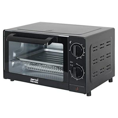 AMERICAN MICRONIC INSTRUMENTS- 10 Liter Imported Oven Toaster Griller (Otg), 1000 Watts - Ami-Otg-10Ldx, Black And Grey