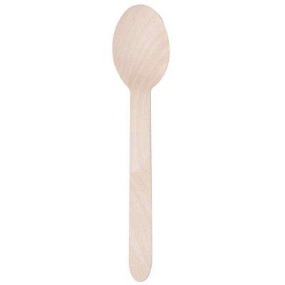 Amit Marketing Biodegradable Wooden Spoon I160mm - Pack of 100