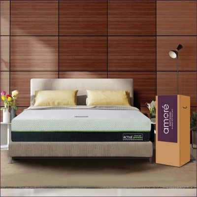 AMORE Active Orthopedic Memory Foam Mattress Infused with Green Tea Single Size Mattress 78X36X8